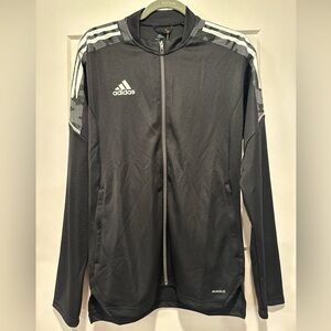 Adidas Soccer Track Jacket GH7129 Black & White Men’s Size Medium